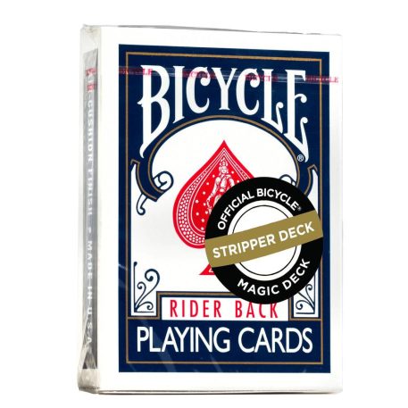 Bicycle Stripper deck - piros/kék kártya
