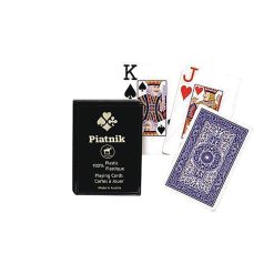 Piatnik plasztik póker kártya 4 indexes, műanyag dobozos