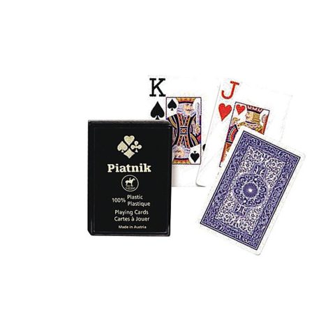 Piatnik plasztik póker kártya 4 indexes, műanyag dobozos