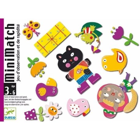 Djeco Minimatch memóriafejlesztő kártyajáték