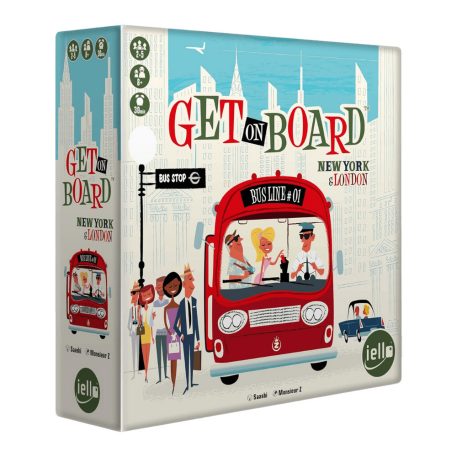 Get on Board: London and New York társasjáték, angol nyelvű