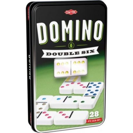 Domino Dupla 6-os szett fém dobozban