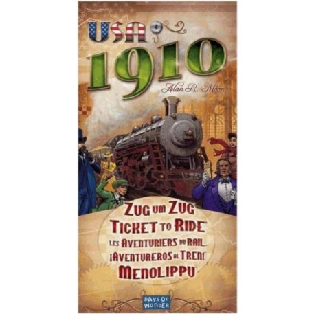 Ticket to Ride USA 1910 kiegészítő - Zug um Zug-Erweiterung 1910