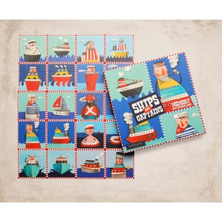 Marbushka Hajók és kapitányok memóriajáték