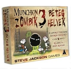   Munchkin Zombik 3 Társasjáték - Beteg helyek magyar kiadás