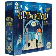 GET ON BOARD: PARIS AND ROME - társasjáték, angol nyelvű