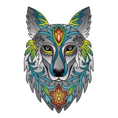 Fa puzzle – Farkas (FSC-wood)