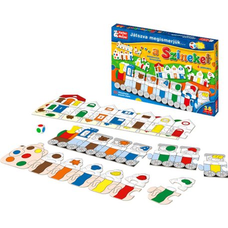 Játszva megismerjük a színeket társasjáték