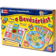 Játszva megismerjük a bevásárlást társasjáték