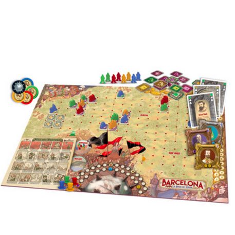 Barcelona: the Rose of Fire, társasjáték, angol nyelvű