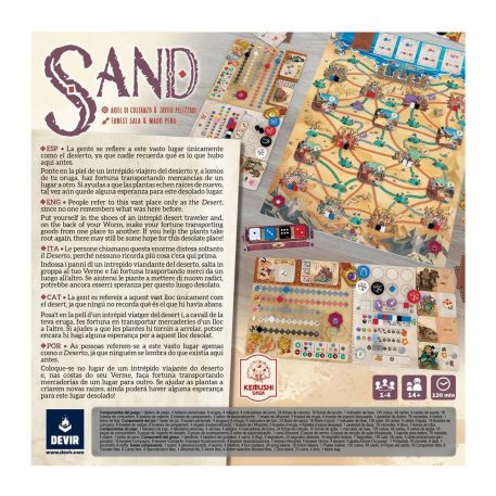 Sand társasjáték, angol nyelvű