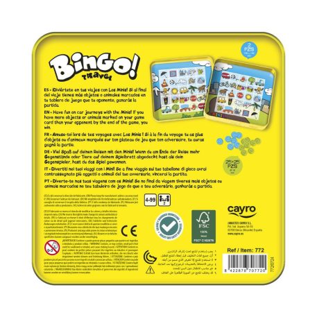 Cayro Mágneses Utazó bingó társasjáték