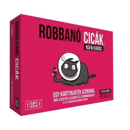 Robbanó cicák: NSFW kiadás társasjáték