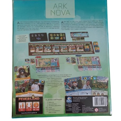 Ark Nova - (2. kiadás) magyar nyelvű társasjáték