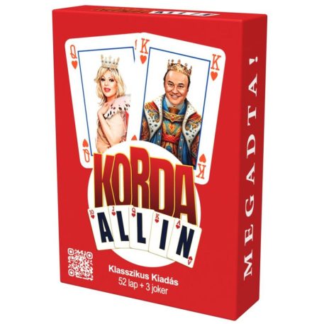 KORDA ALL IN - Klasszik Francia kártya (52lap+3Joker)