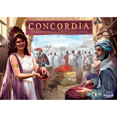 Concordia - Sestertiusszal kikövezett utak társasjáték