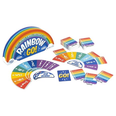 Rainbow Go! társasjáték, angol nyelvű