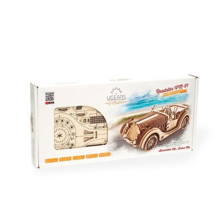 UGEARS Roadster autó - mechanikus modell