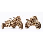 UGEARS Oldalkocsis motor – mechanikus modell