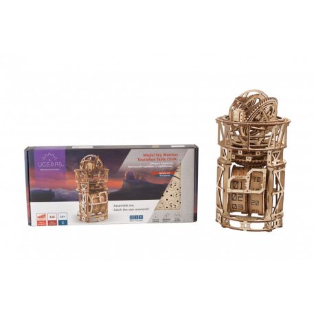 UGEARS Obszervatiórium asztali óra mechanikus modell